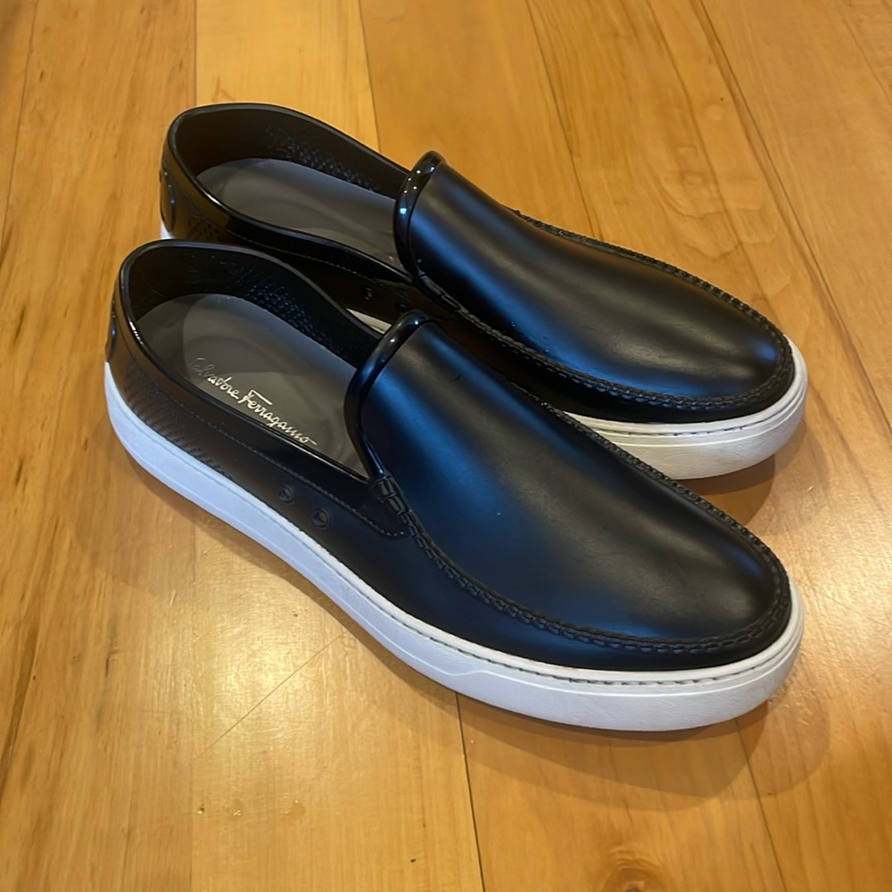 Salvatore Ferragamo Fury 2 black shoes, size 11 for men. Worn once